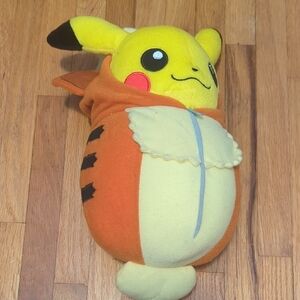 BANPRESTO Pokemon Plush Doll Pikachu Sleeping Bag (Nebukuro) Collection Growlith